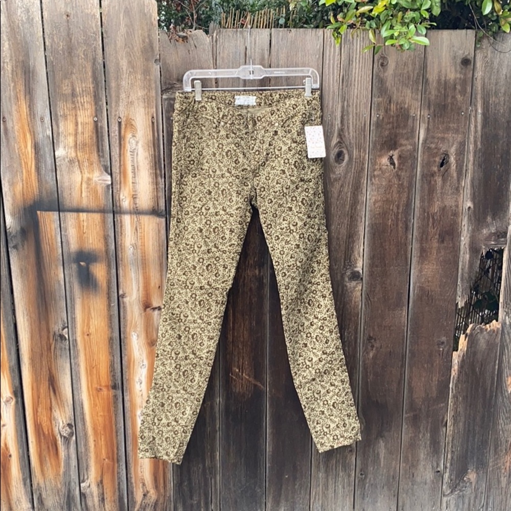 Free People Corduroy Patterned Pants